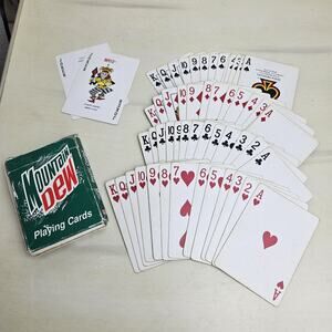 Vintage Mountain Dew Playing Cards # 6922 Hoyle Set USA 1997 100% Complete